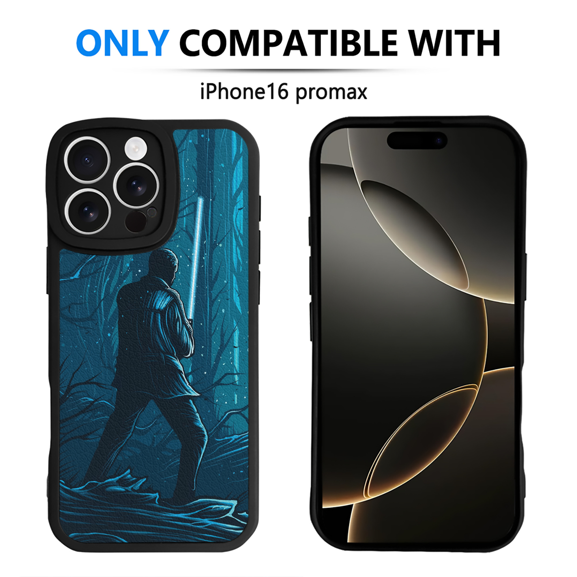 （画像用） スター・ウォーズ Star Wars 【iPhone 16シリーズ対応】シリコンスマホケース（レザー調） 材質：シリコン